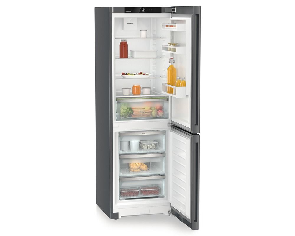 Liebherr CNDGC5203 Pure NoFrost Freestanding 60/40 Fridge Freezer Dark Grey - C Rated Dark Grey