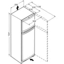 Liebherr Comfort CTE2131 55cm Smart Frost Top Mount Fridge Freezer White