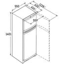 Liebherr Comfort CTE2531 55cm Smart Frost Top Mount Fridge Freezer White
