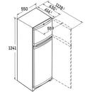 Liebherr Comfort CTELE2131 55cm Smart Frost Top Mount Freestanding Fridge Freezer Silver