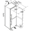 Liebherr Comfort CUE2331 Smart Frost Fridge Freezer White
