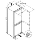 Liebherr CUELE2831 55cm 265L Smart Frost Freestanding Fridge Freezer Silver