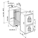 Liebherr IKGN 51VE03 Integrated Frost Free Fridge Freezer - E Rated