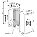 Liebherr Peak SIFNDI5188 178cm 213L Fully Integrated Plumbed-In Upright Freezer