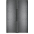 Liebherr Peak XRCBS5295 120cm 519L Freestanding No Frost Side by Side Fridge Freezer Black Steel
