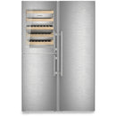 Liebherr Peak XRCST5295 120cm 689L Freestanding No Frost Side by Side Fridge Freezer Stainless Steel