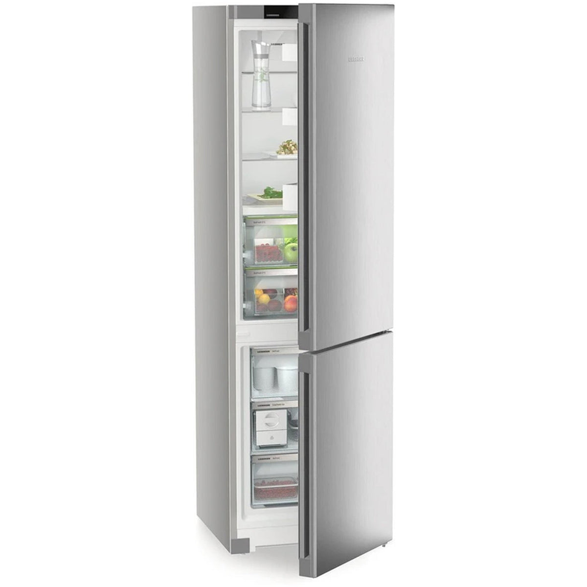 Liebherr Plus CBNSFC57VI 60cm Bio Fresh No Frost Fridge Freezer Stainless Steel