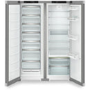 Liebherr Plus XRFSF5225 660L Bio Fresh No Frost Side by Side Freestanding Fridge Freezer in Silver