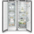 Liebherr Plus XRFSF5225 660L Bio Fresh No Frost Side by Side Freestanding Fridge Freezer in Silver