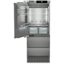 Liebherr Premiumplus ECBNE7871 402L Bio Fresh No Frost Built in Fridge Freezer Stainless Steel