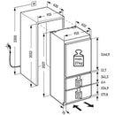 Liebherr Premiumplus ECBNE8870 522L No Frost Bio Fresh Built in Fridge Freezer Stainless Steel
