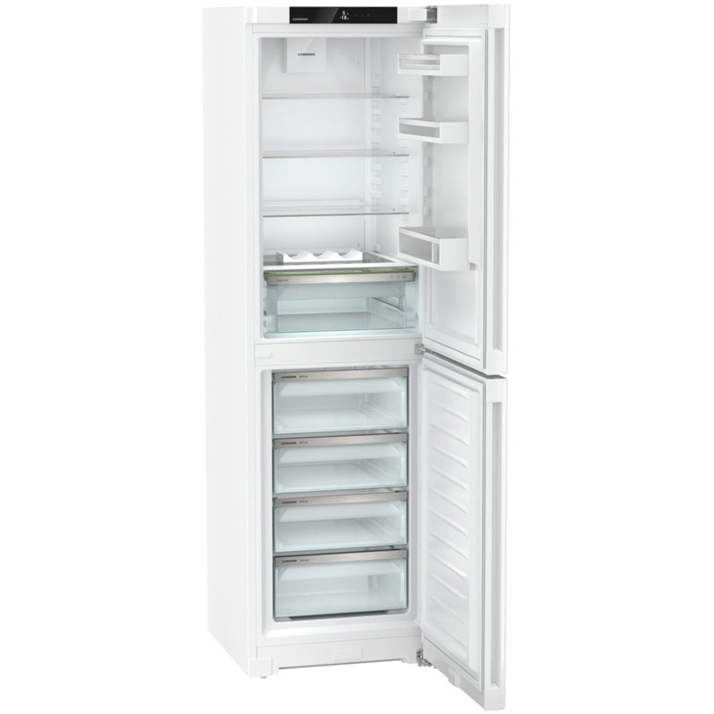 Liebherr Pure CND5704 359L EasyFresh No Frost Freestanding Fridge Freezer White