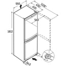 Liebherr Pure CUELE3331 55cm Smart Frost Freestanding Fridge Freezer Silver