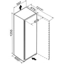 Liebherr Pure FNE4204 60cm 160L No Frost Freestanding Tall Upright Freezer White