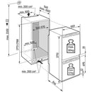 Liebherr Pure ICNC5103 Fully Integrated fridge-freezer with EasyFresh and NoFrost