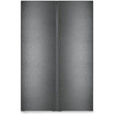 Liebherr XRFBD5220 677L Freestanding No Frost Black Side by Side Fridge Freezer in Black Steel