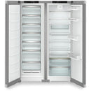 Liebherr XRFSF5220 677L Freestanding No Frost Side by Side Fridge Freezer in Stainless Steel