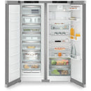 Liebherr XRFSF5220 677L Freestanding No Frost Side by Side Fridge Freezer in Stainless Steel