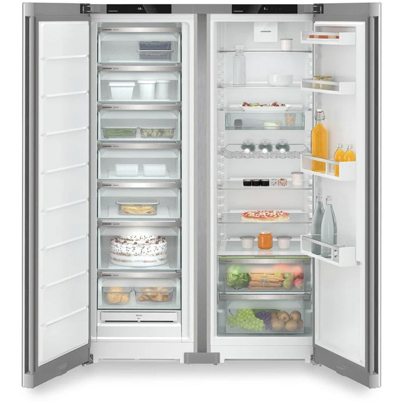 Liebherr XRFSF5220 677L Freestanding No Frost Side by Side Fridge Freezer in Stainless Steel