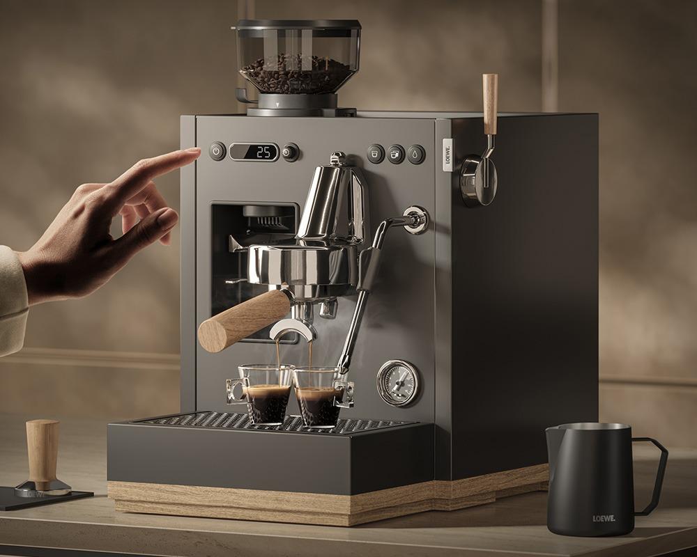 Loewe Aura.Pure Coffee Machine Espresso Maker with Integrated Grinder