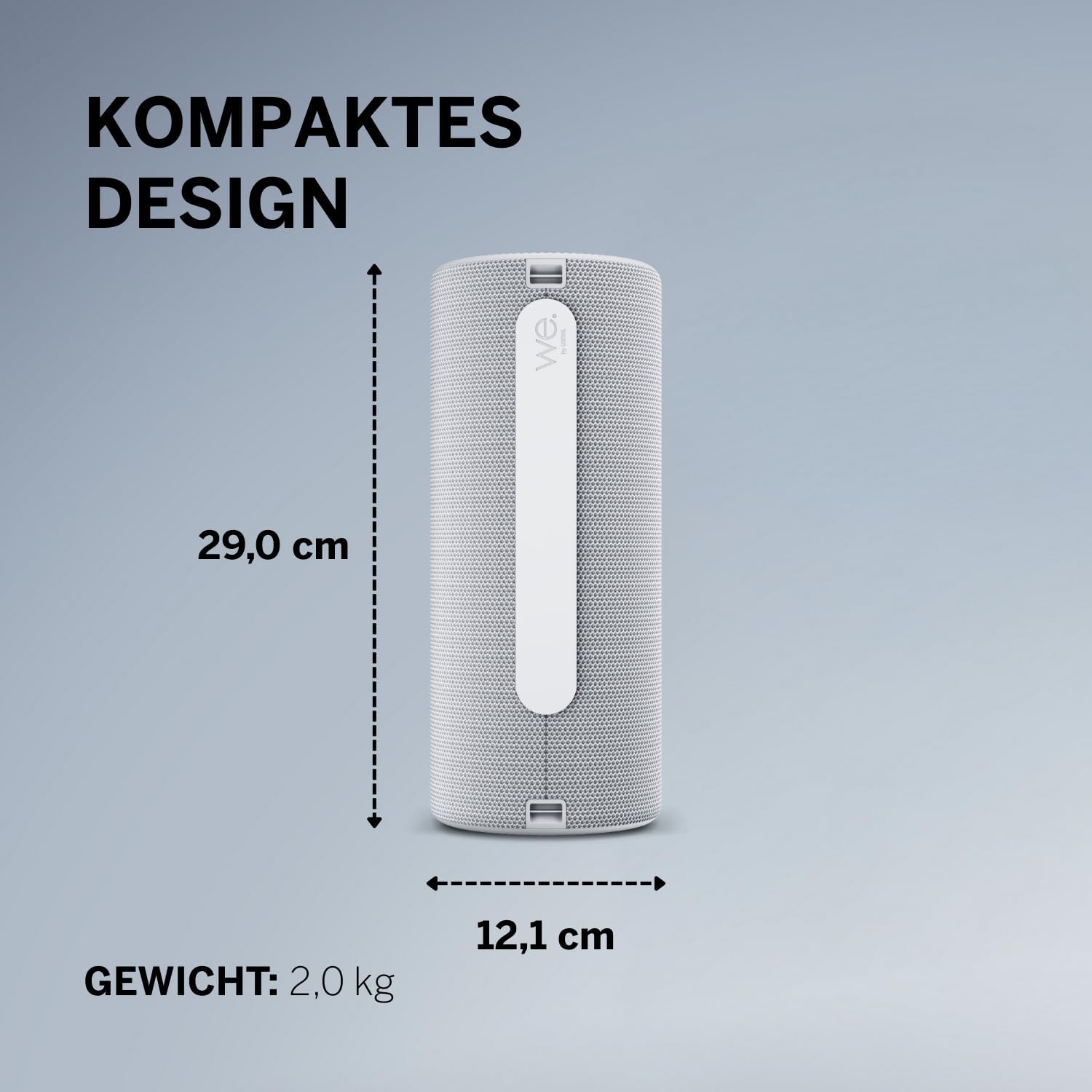 Loewe We. HEAR 2 Portable Bluetooth Wireless Speaker - Cool Grey Cool Grey