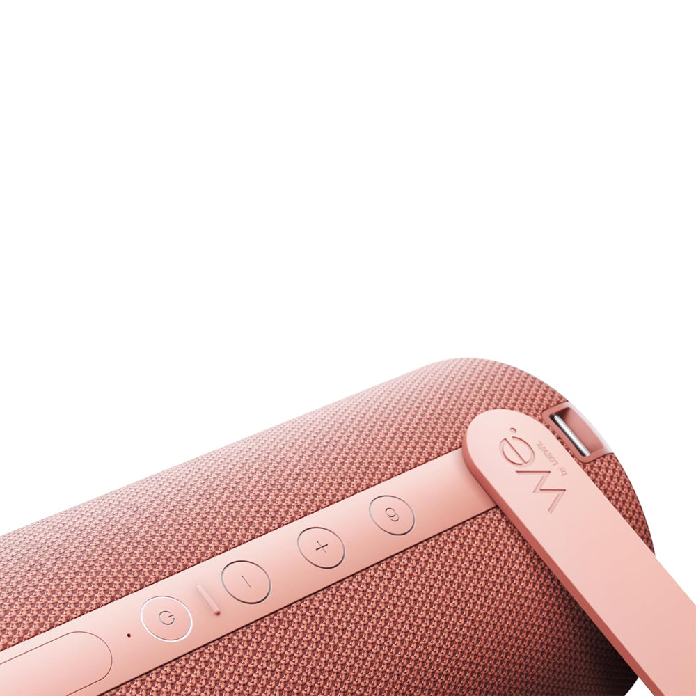 Loewe We. HEAR 2 Portable Bluetooth Wireless Speaker - Coral Red Coral Red