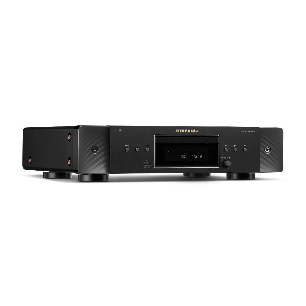 Marantz CD 70 CD Player with High-Performance DAC and USB Playback - Black Black