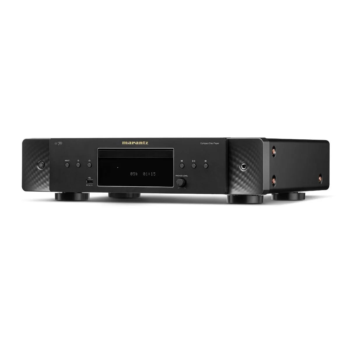 Marantz CD 70 CD Player with High-Performance DAC and USB Playback - Black Black