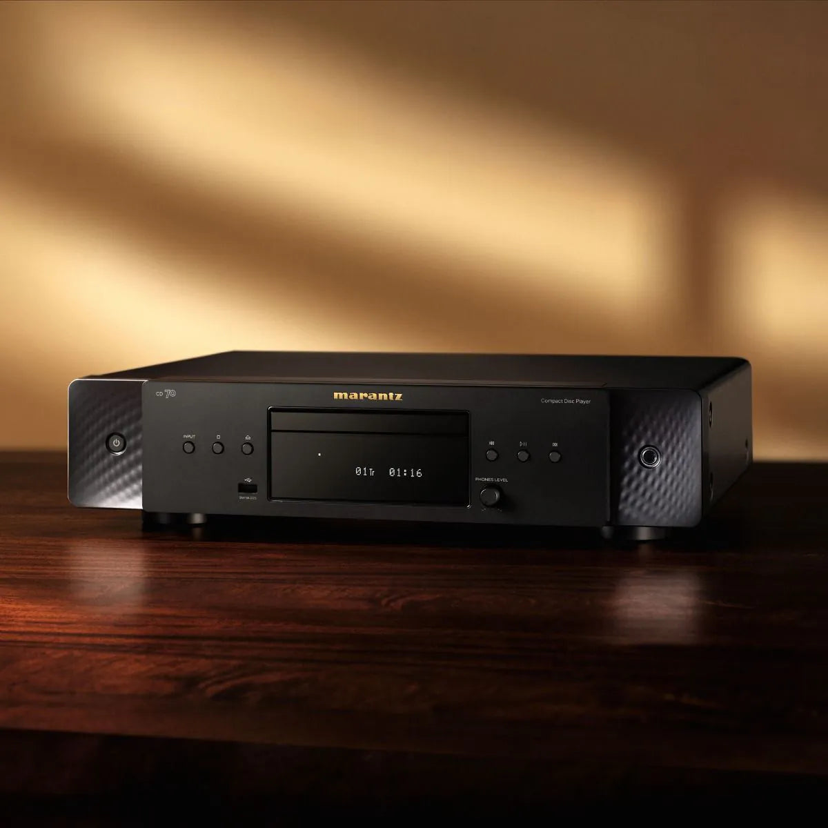 Marantz CD 70 CD Player with High-Performance DAC and USB Playback - Black Black