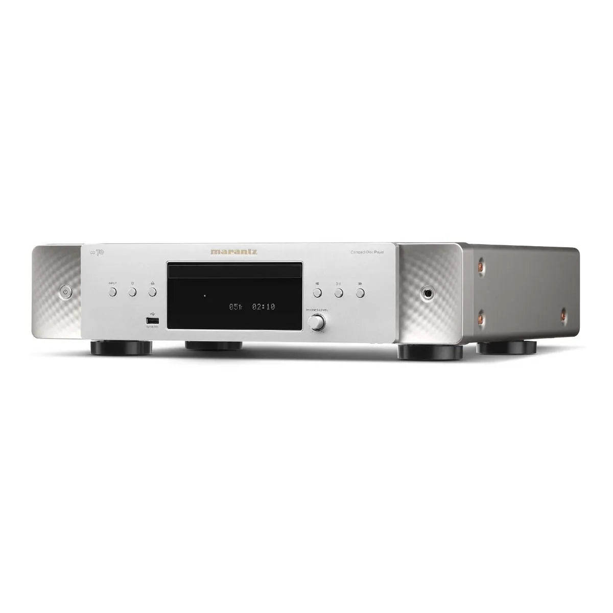 Marantz CD 70 CD Player with High-Performance DAC and USB Playback - Silver Gold Silver