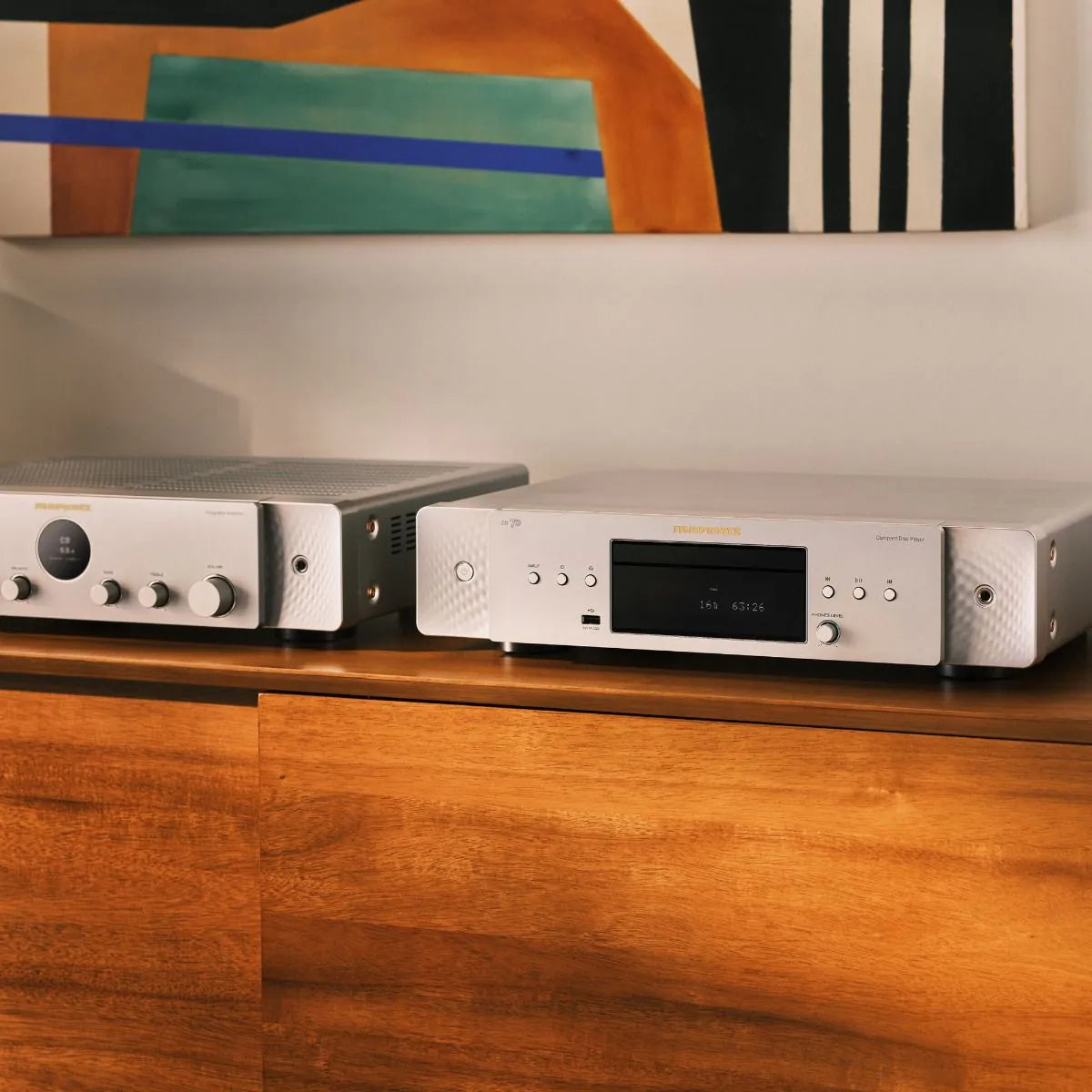 Marantz CD 70 CD Player with High-Performance DAC and USB Playback - Silver Gold Silver