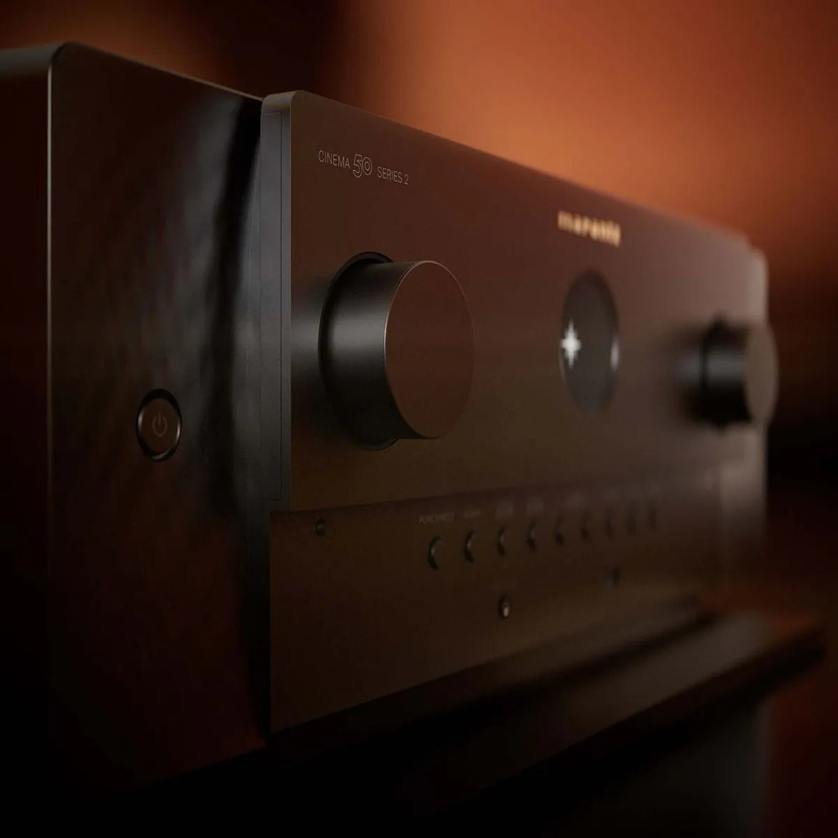 Marantz Cinema 50 Series 2 9.4-Channel AV Receiver with Dolby Atmos Dirac Live & Powered by HEOS - Black Black