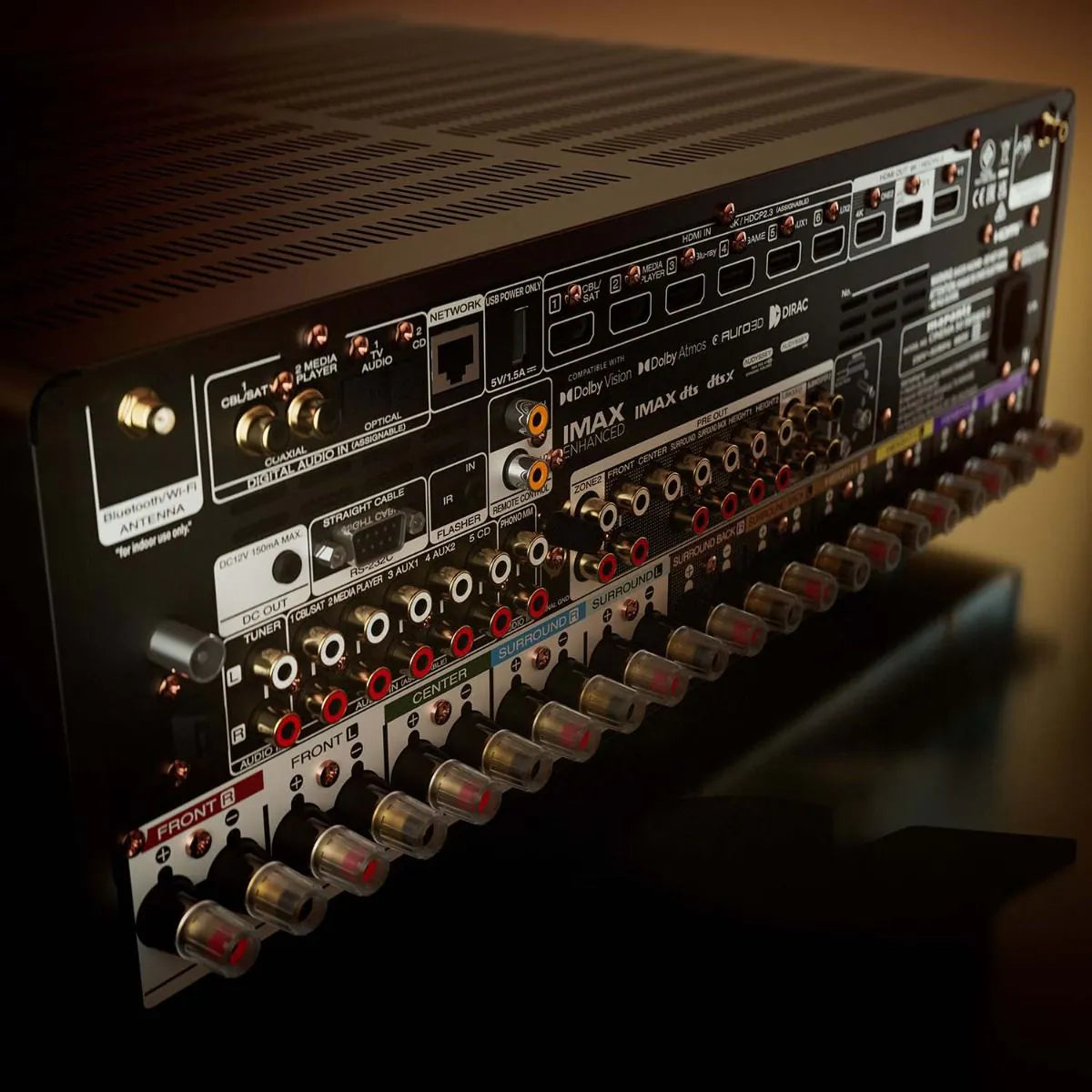 Marantz Cinema 50 Series 2 9.4-Channel AV Receiver with Dolby Atmos Dirac Live & Powered by HEOS - Black Black