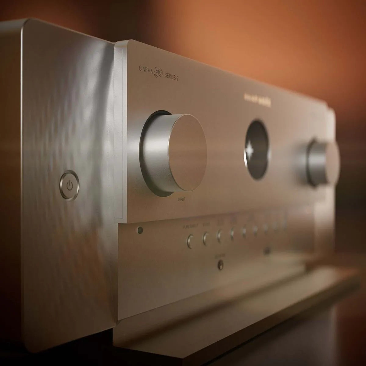 Marantz Cinema 50 Series 2 9.4-Channel AV Receiver with Dolby Atmos Dirac Live & Powered by HEOS - Silver Gold Silver
