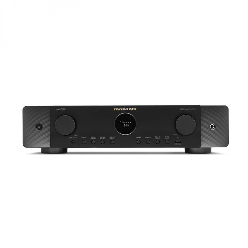 Marantz CINEMA 70s 7.2 Channel AV Receiver with Monitor Audio Bronze 300 7G 5.1 Speaker Package Black