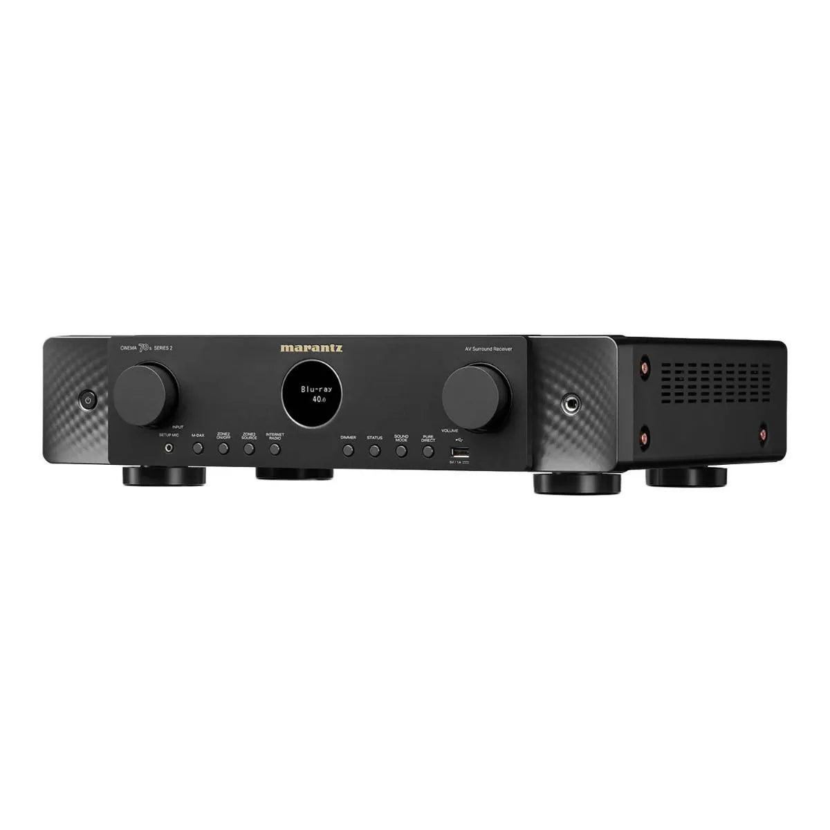 Marantz Cinema 70s Series 2 7.2-Channel Slimline AV Receiver with Dolby Atmos & Powered by HEOS - Black
