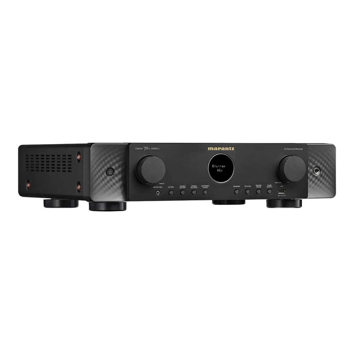 Marantz Cinema 70s Series 2 7.2-Channel Slimline AV Receiver with Dolby Atmos & Powered by HEOS - Black