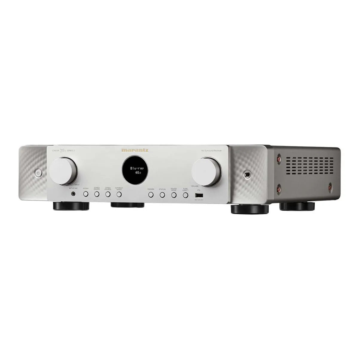 Marantz Cinema 70s Series 2 7.2-Channel Slimline AV Receiver with Dolby Atmos & Powered by HEOS - Silver Gold