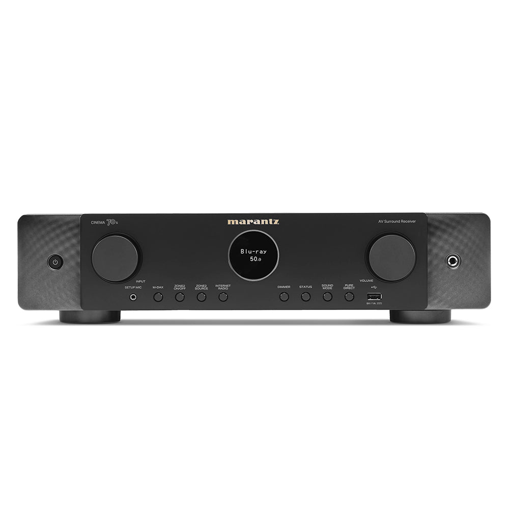Marantz Cinema 70S Slimline 7.2 Channel Av Receiver HEOS Built-in 8K Dolby Atmos Black Black