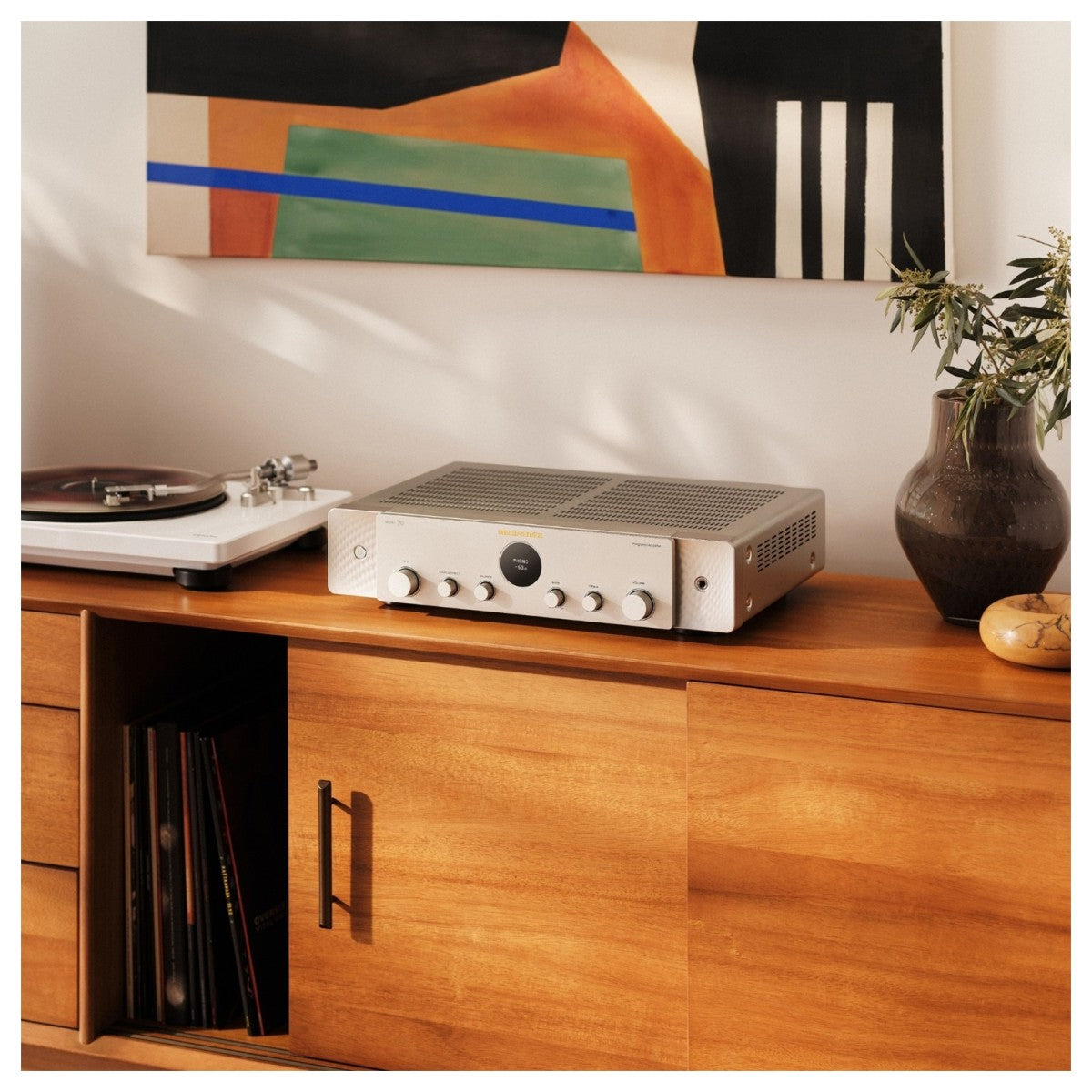 Marantz MODEL 70 2-Channel Integrated Amplifier with HDMI ARC and Bluetooth - Silver Silver