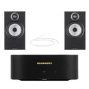 Marantz MODEL M1 2.1 Channel Streaming Amplifier with Bowers & Wilkins 606 S3 Standmount Speakers HiFi Package