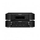 Marantz PM6007 Integrated Amp & CD6007 CD Player Black with Bowers & Wilkins 607 S3 Speakers Oak