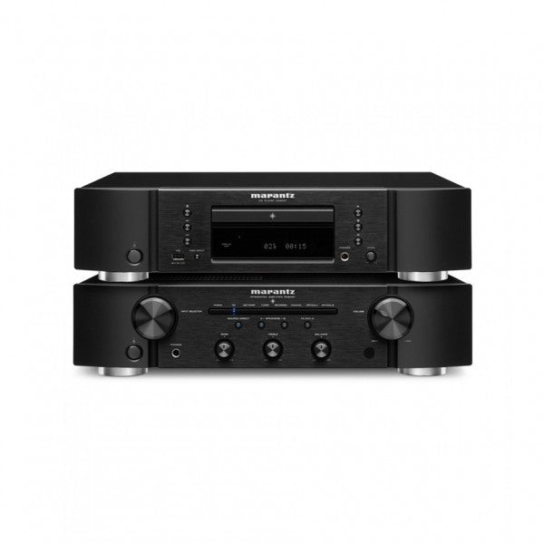 Marantz PM6007 Integrated Amp & CD6007 CD Player Hi-Fi Package Black Black