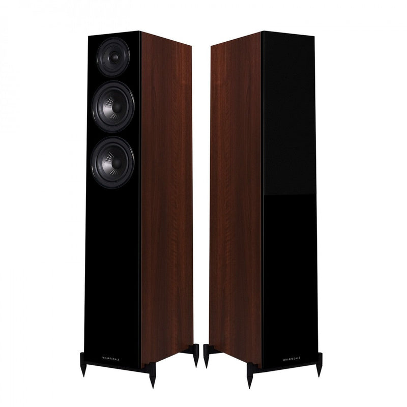 Marantz PM6007 Integrated Amplifier Black with Wharfedale Diamond 12.3 Floorstanding Speakers Walnut Pair HiFi Package