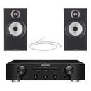 Marantz PM6007 Integrated Amplifier with Bowers and Wilkins 606 S3 Bookshelf Speakers Pair Black HiFi Package