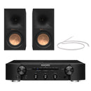 Marantz PM6007 Integrated Amplifier with Klipsch R-60M Bookshelf Speakers Pair Black HiFi Package