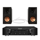Marantz PM6007 Integrated Amplifier with Klipsch RP-600M II Bookshelf Speakers Pair Black HiFi Package
