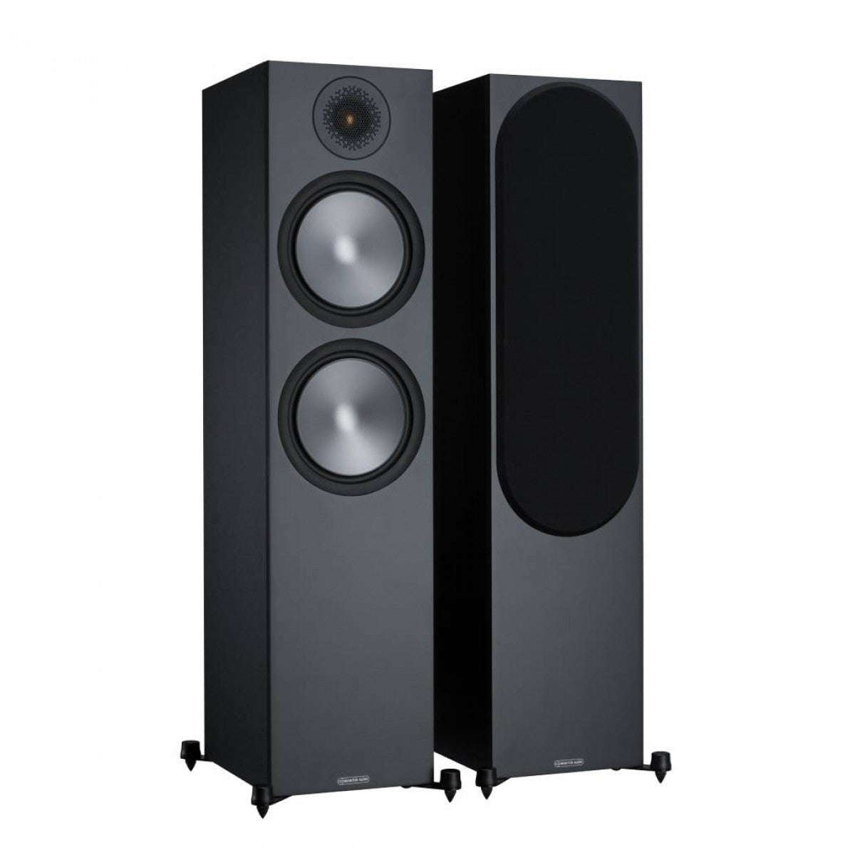 Marantz PM6007 Integrated Amplifier with Monitor Audio Bronze 500 Floorstanding Speakers Black Pair HiFi Package