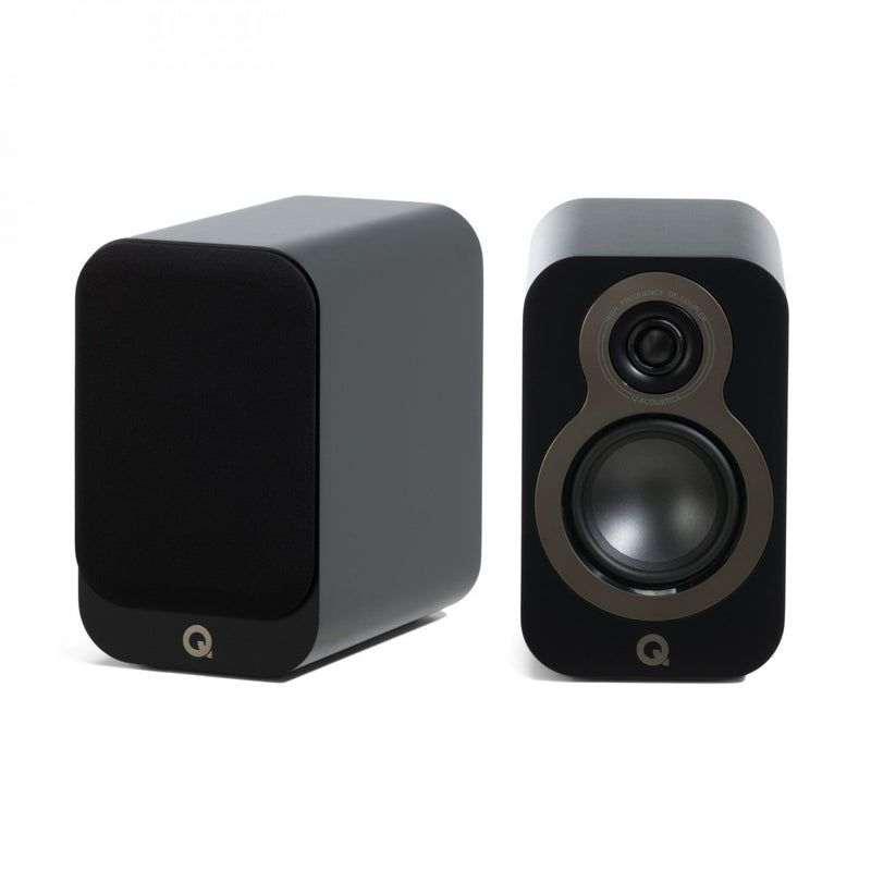 Marantz PM6007 Integrated Amplifier With Q Acoustics Q3010c Bookshelf Speakers Satin Black Pair HiFi Package