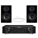 Marantz PM6007 Integrated Amplifier with  Wharfedale Diamond 12.2 Bookshelf Speakers Pair Black HiFi Package